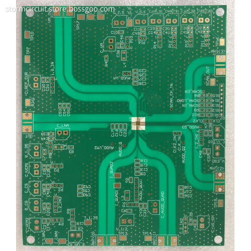 4 layer RO4350B PCB with  10 mil
